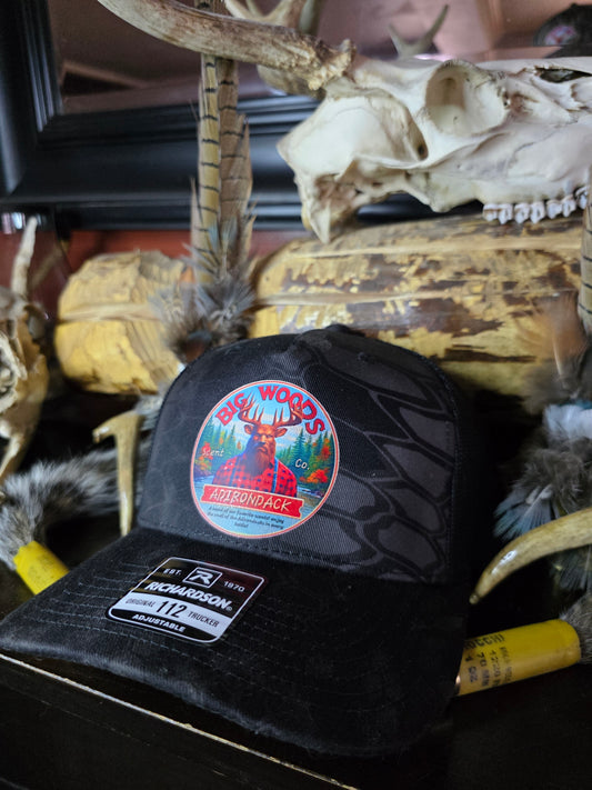 Black Camo Hat